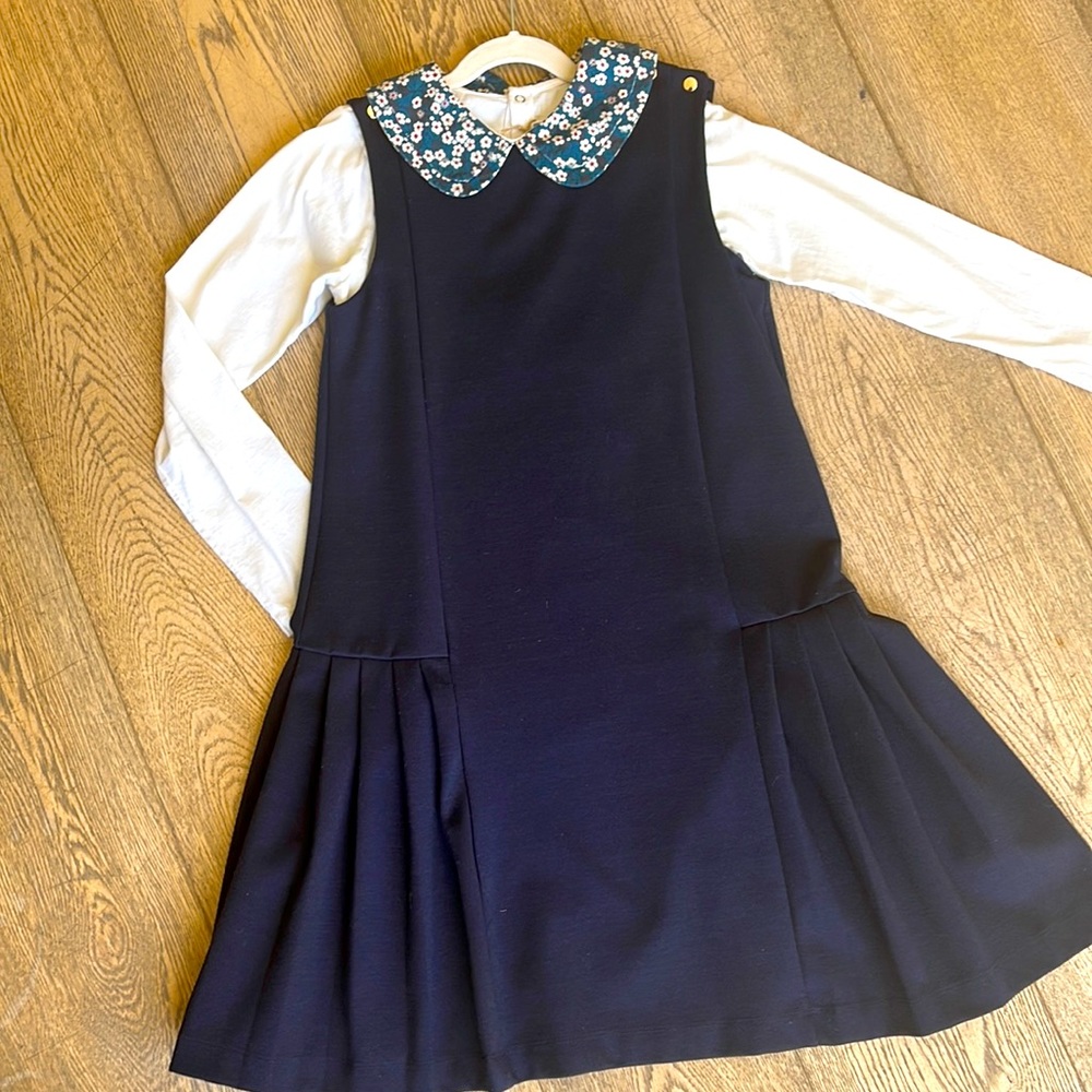 Cute shirt + dress!